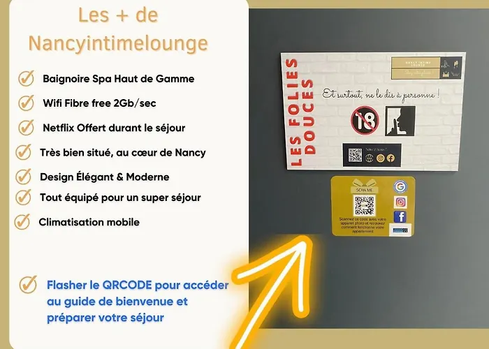 Les Folies Douces & By Nancyintimelounge Lägenhet